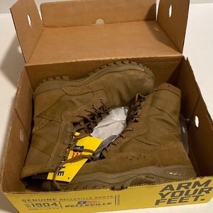 Genuine Belleville Boots. Size: 9 wide. It is in its original shoe box.